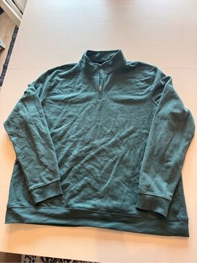 croft & barrow Teal Quarter-Zip Pullover